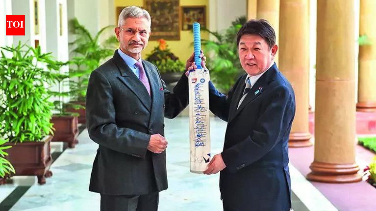 Jaishankar receives a memento from Motegi in New Delhi on Friday (IANS photo) NEW DELHI: Foreign minister S Jaishankar and his Japanese counterpart Toshimitsu Motegi Friday chaired the 18th India-Japan strategic dialogue that saw both sides agreeing to boost cooperation in AI and critical minerals while seeking enhanced engagement on issues related to South Asia, West Asia and Africa and reaffirming their commitment to development of India’s northeast. Among the significant outcomes was a decision to establish a Japan-India AI strategic dialogue and to ramp up dialogue both between the private sectors and govts on issues related to economic security. Jaishankar and Motegi, who called on PM Narendra Modi in the morning, also decided to convene the joint working group on critical minerals early this year under the economic security initiative to advance collaboration in the fields of rare earths and critical minerals, according to the MEA.Both sides agreed to expedite the Mumbai-Ahmedabad bullet train (Shinkansen) project and Japan reiterated its commitment to supply India with the next-gen E10 Shinkansen train. According to Japan, the AI initiative is aimed at achieving innovation and growth. There was focus on also boosting startup cooperation through a support initiative.The ministers discussed resilient supply chains, critical minerals, defence and discussed ways to address energy, health, and maritime security. “Economic security today is particularly paramount. I think both our countries attach enormous importance to it, and how to de-risk our own economies, and how to de-risk the international economy are both very important,” said Jaishankar.Amid uncertainty over Quad, Jaishankar told Motegi India att-ached highest priority to working with Japan in forums like Quad, UN, G4 and G20. “We are leading democracies, we are the major economies of the world, and we have today not just an opportunity, but also an obligation, a duty to shape the global order, and in the current uncertain global situation, it’s even more important that we work closely towards shared strategic goals,” said Jaishankar.Japan’s foreign ministry spokesperson Toshihiro Kitamura said that “in order to have the engagement of the US in this region, we believe that Quad is a very important framework to facilitate such cooperation”. Japan expressed interest in quickly formalising the deal to supply the Indian Navy with Unified Complex Radio Antenna.End of ArticleFollow Us On Social MediaVideosDevendra Fadnavis Says BJP Created History in Maharashtra Civic ElectionsDeloitte Partner Says Budget Must Fix GST Gaps, Cut Costs, Boost Domestic ManufacturingAs Iran Burns, India Flags Risk To 9,000 Indians, MEA Sets Record Straight On Chabahar Port Exit’North Indian Girls Face Curbs’: DMK MP Sparks Row; Trump Warns Iran of Brutal Action Over KillingsSC Stays FIRs Against ED, Issues Notice To Didi; Raj Thackeray’s Big Bombshell In Mumbai Civic PollsBJP-Alliance Sweeps BMC Polls, Thackeray Reunion Flops; Rahul Slams EC Over ‘Ink Mark’ RowBritish MP Bob Blackman Warns Of Hindu Killings In Bangladesh As Extremism Rises, Democracy FaltersRanchi ED Raid: Jharkhand HC Calls Police Action ‘Pre-Planned’, Orders Security BoostMumbai And Pune Verdict Shake Thackeray And Pawar Dynasties As Legacy Politics Faces Reality CheckPiyush Goyal Says Startup India Generated Over 21 Lakh Jobs, Credits PM Modi123PhotostoriesHow to make Moong Dal Chilla for breakfast5 warm Indian destinations above 25°C right now to escape the winter chillExclusive – Naagin 7’s Eisha Singh on bond with Priyanka Chahar Choudhary, Bigg Boss journey; says ‘It took a very long time to come out of it’5 lizards that look like real-life dragonsVande Bharat Sleeper Launch On January 17: How Is New Indian Railways Train Better Than Rajdhani? Top Features & Stunning PhotosHow to make Kerala Chicken Curry at home8 rare baby girl names with powerful meaningsKanjeevaram vs Banarasi silk: Which saree is best for your wedding day?Top 5 Southern Indian fish dishes that are full of flavours and traditionKaran Johar, Sanjay Dutt, Sunny Leone: Bollywood celebrities who welcomed parenthood with twins123Hot PicksMaharashtra Election ResultsBudget 2026Gold rate todayBank holiday todayBMC Election ResultsPublic holidays January 2026Bank Holidays JanuaryTop TrendingGracie HuntTravis KelceNBA Trade RumorsEdmonton OilersLinus UllmarkMaharashtra Civic Poll ResultsAustin Reaves Net WorthTua TagovailoaDana WhiteToto Wolff and Christian Horner Net Worth