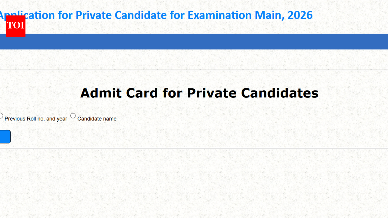 CBSE admit card 2026 released for private candidates: Check direct link to download hall tickets here