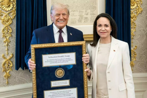 ‘Pure comedy’: Trump’s viral video leaves Internet in splits as he takes Nobel medal, forgets Laureate’s name |
