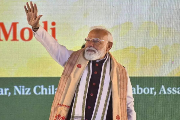 PM Modi in Assam (PTI photo) NEW DELHI: Prime Minister Narendra Modi on Sunday praised his party, the Bharatiya Janata Party, saying the country has placed its faith in the BJP for the past one-and-a-half years and that the party has been on a “continuous rise.”Hailing the major victories of the BJP, after a brief setback in the 2024 Lok Sabha elections, PM Modi said: “BJP has become the first choice of everyone in the country”.”Recently, elections were held in Bihar and people gave a record mandate to the BJP. Two days ago, municipal corporation election results for major cities in Maharashtra were held. One of the world’s biggest municipal corporations, Mumbai, gave a historic mandate to the BJP, making the party win for the first time… In Kerala municipal elections also, people greatly supported the BJP, and Thiruvananthapuram has a BJP mayor for the first time,” PM Modi was quoted as saying by news agency ANI. ‘BJP Won By Betrayal’: Uddhav Thackeray’s First Reaction On Mumbai Civic Poll Results Hitting out at the rival Congress, PM accused the party of “handing over Assam’s land to infiltrators for votes during its rule in the northeastern state”.PM Modi alleged that infiltration kept increasing during the Congress rule in Assam for decades, with illegal immigrants encroaching upon forests, animal corridors and traditional institutions.”The BJP government is protecting Assam’s identity and culture by evicting infiltrators who encroached land,” he said in Assam’s Kaliabor.”Voters trust BJP for good governance and development. In the Bihar polls, people gave the party record votes and seats even after 20 years in power,” he said.PM Modi’s remark comes days after BJP pulled off a massive victory in Mumbai’s BMC elections, wresting power from the ally-turned-rival Uddhav Thackeray.BJP-led Mahayuti crossed the halfway mark of 114 in the 227-member body, but not by much. BJP won 89 seats and Shinde’s Shiv Sena 29 to gain a narrow lead. In effect, the BJP will need Eknath Shinde’s backing for big decisions.The Uddhav-Raj Thackeray combine won 71 seats (Uddhav’s Sena winning 65 and Raj Thackeray’s MNS taking 6), retaining a large chunk of wards in the city’s Marathi heartland but losing out on the control of Asia’s richest civic body.PM Modi laid the foundation stone for the Rs 6,957-crore Kaziranga Elevated Corridor, and virtually flagged off two Amrit Bharat trains in Assam’s Nagaon district.Modi, who arrived here from Guwahati in the final leg of his two-day visit to the state, performed ‘Bhoomi Poojan’ of the Kaziranga project.The corridor is aimed at ensuring safe wildlife movement across the Kaziranga National Park and Tiger Reserve, reduce road accidents on National Highway-715, and boost ecotourism, while generating local employment opportunities, an official said.It forms part of the four-laning of the Kaliabor-Numaligarh section of NH-715, and includes around 34.45 km of elevated wildlife-friendly corridors, along with bypasses at Jakhalabandha and Bokakhat, he said.PM Modi also reviewed a model of the Kaziranga Elevated Corridor.The Prime Minister also virtually flagged off two Amrit Bharat Express trains – Dibrugarh-Gomti Nagar (Lucknow) and Kamakhya-Rohtak.About the AuthorTOI News DeskThe TOI News Desk comprises a dedicated and tireless team of journalists who operate around the clock to deliver the most current and comprehensive news and updates to the readers of The Times of India worldwide. With an unwavering commitment to excellence in journalism, our team is at the forefront of gathering, verifying, and presenting breaking news, in-depth analysis, and insightful reports on a wide range of topics. The TOI News Desk is your trusted source for staying informed and connected to the ever-evolving global landscape, ensuring that our readers are equipped with the latest developments that matter most.”Read MoreEnd of ArticleFollow Us On Social MediaVideos‘Amazing In A Bad Way’: Trump Aide Peter Navarro Targets India Over US Power Costs For AI ServicesHindu Petrol Pump Worker Crushed To Death Over Fuel Payment Dispute In Bangladesh‘Helped Infiltrators For Vote Bank’: PM Modi Slams Congress In Poll-Bound AssamNSA Ajit Doval Stresses Balance Between Change And Preserving Culture At Raibaar-7 Event‘BJP Won By Betrayal’: Uddhav Thackeray’s First Reaction On Mumbai Civic Poll ResultsShashi Tharoor Sees Hope Amid Iran Silence, Warns Of Uncertainty As Protests Slow Under BlackoutPM Modi Targets Mamata, Declares ‘Asli Poribortan’ In Malda, Says Bengal Needs BJP For Development‘Protecting Rohingyas And Bangladeshis’: BJP MP Sambit Patra Slams Bengal CM Mamata BanerjeePM Modi Flags Off India’s First Vande Bharat Sleeper Train Between Howrah-Guwahati In BengalEurope Looks East As Italian Envoy Bartoli Calls India Key Partner Amid Global Chaos And Trade Wars123Photostories‘Agatha Christie’s Seven Dials’: More mystery thrillers based on books to watch on OTTBigg Boss Tamil 9: From seventh entrant to finalist—Sabarinathan’s emotional and eventful journey inside the houseTime management mistakes students don’t realise they’re making‘Dhurandhar Part 2’: Look back at Ranveer Singh, Aditya Dhar’s film’s most chilling 26/11 scene ahead of sequel releaseTaarak Mehta Ka Ooltah Chashmah’s Munmun Dutta opens up about her bond with Dilip Joshi, calls Amit Bhatt aka Champak chacha her bestieWinter Special: How to make Choco Lava Cake for midnight munching‘Dhurandhar’ OTT release: Decoding Ranveer Singh, Akshaye Khanna and others’ looks ahead of the film’s digital debut10 fiber-rich broccoli dishes for a filling dinnerFrom a luxurious house worth Rs 2.5 crore in Mumbai to car collection- Sunil Grover’s lavish lifestyleWinter Special: How to make Spinach Rice for dinner123Hot PicksMaharashtra Election ResultsBudget 2026Gold rate todayBank holiday todayVande Bharat sleeperPublic holidays January 2026Bank Holidays JanuaryTop TrendingGracie HuntTravis KelceU19 World CupRyan O’ReillyRoger FedererMaharashtra Civic Poll WinnersChloe KimRoger Federer Net WorthAlex Oxlade and Perrie Edwards Net WorthAndre Agassi and Steffi Graf Net Worth
