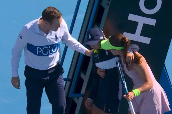 Scary scenes! Ball girl collapses; match stopped at Australian Open – WATCH | Tennis News