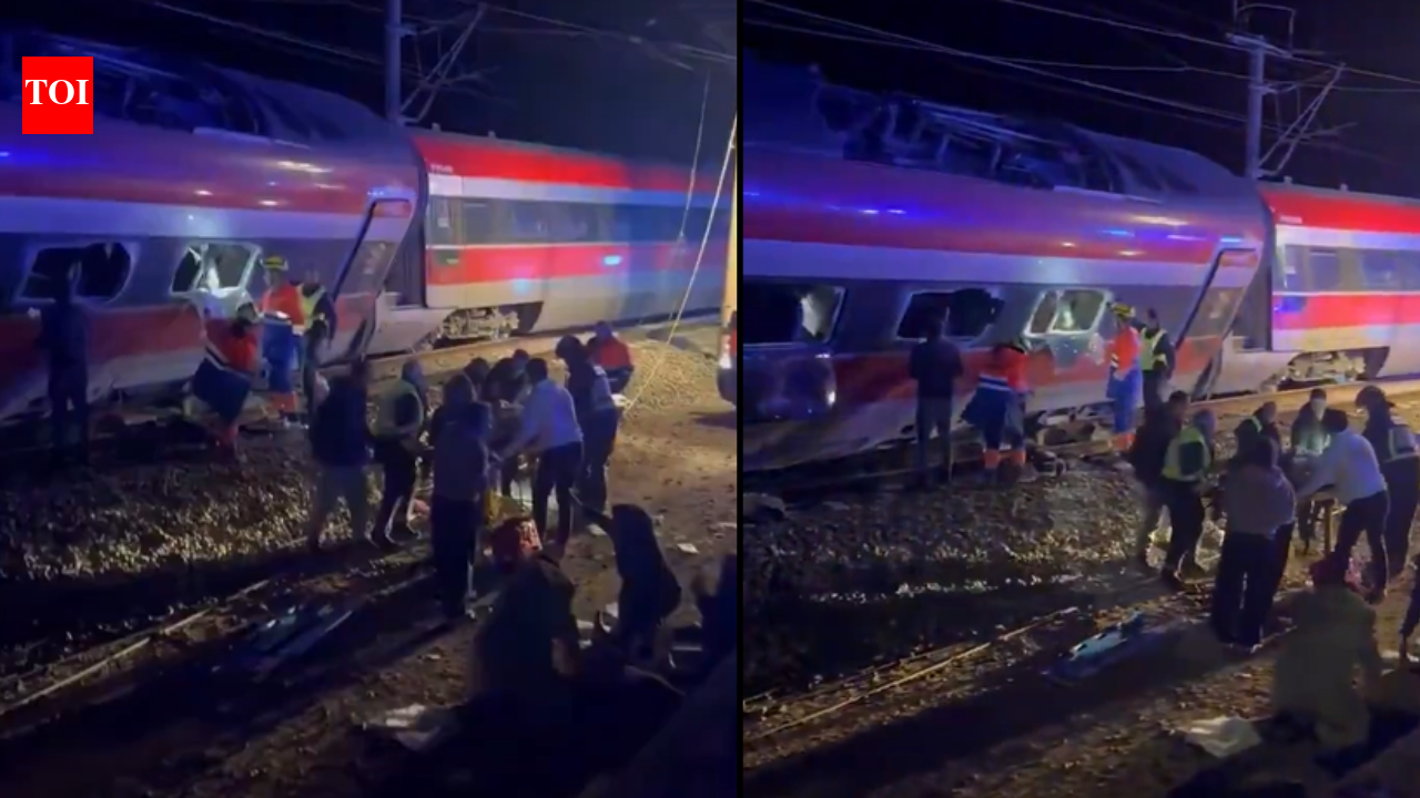 Spain: Over 20 killed after high-speed trains collide; videos show passengers crawling out of windows
