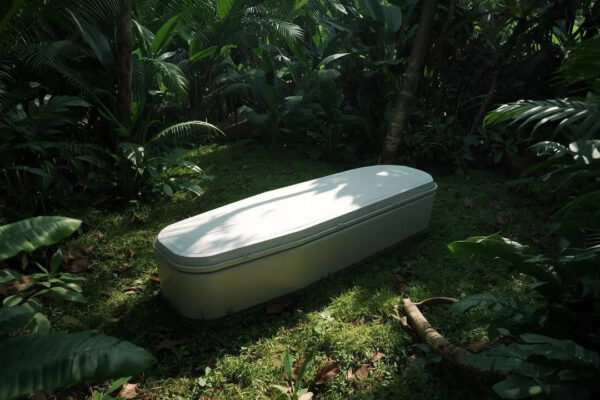 This mushroom coffin is changing how people think about death and eco-friendly funerals