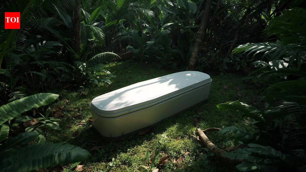 This mushroom coffin is changing how people think about death and eco-friendly funerals
