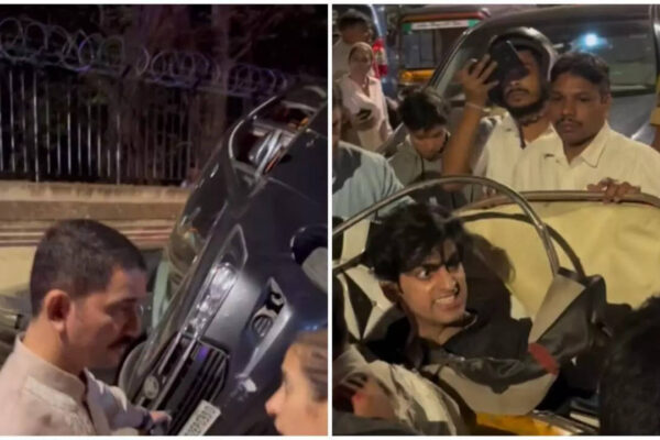 Akshay Kumar’s escort car meets with accident in Mumbai; auto-rickshaw badly damaged, bystanders help trapped man, no casualties reported