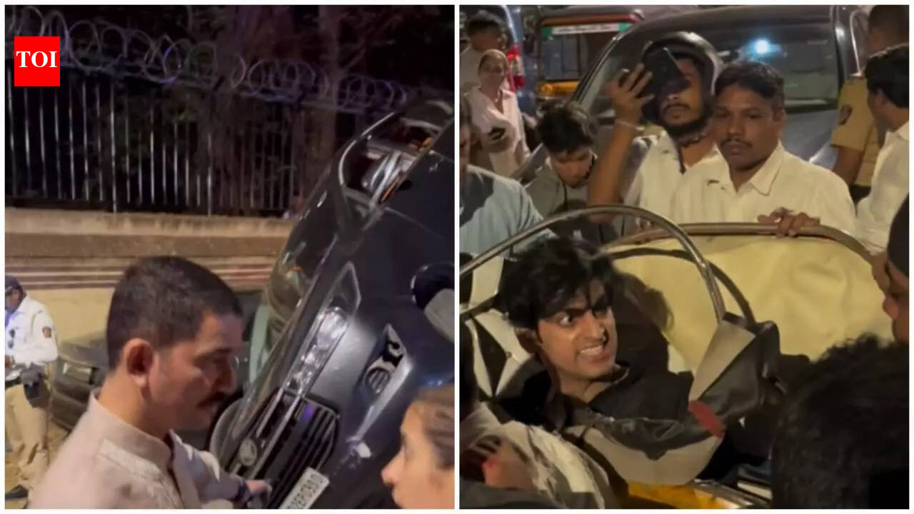 Akshay Kumar’s escort car meets with accident in Mumbai; auto-rickshaw badly damaged, bystanders help trapped man, no casualties reported