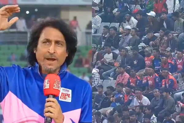 ‘Make some noise’: Pakistan’s Ramiz Raja embarrasses himself in front of Bangladesh crowd – Watch