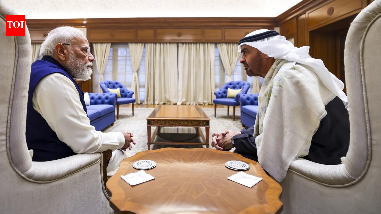PM Narendra Modi on Monday extended a warm welcome to UAE president Mohamed bin Zayed Al Nahyan and his family at his residence and presented traditional Indian gifts to them. He gifted a royal carved wooden swing, a beautiful item from Gujarat which is hand-carved with detailed floral and traditional designs, showing skilled craftsmanship, officials said, adding that in Gujarati culture, the “jhula” symbolises togetherness, conversation and bonding across generations. The gift also resonates deeply with the UAE’s declaration of 2026 as the Year of Family, they said. Modi also gifted him a handmade pashmina shawl from Kashmir in an ornate silver box made in Telangana. A similar shawl in an ornate silver box was also gifted to Sheikha Fatima bint Mubarak Al Ketbi. She was also gifted Kashmiri saffron in an ornate silver box. End of ArticleFollow Us On Social MediaVideos”Visit Marks Milestone In Strengthening India-UAE Partnership…” MEA On The Visit Of UAE PresidentIndia-US Trade Talks Ongoing In Complex Environment, Says Mukesh AghiBangladesh Admits 645 Minority Incidents In 2025 But Downplays Communal Angle Amid Hindu KillingsBJP Picks Nitin Nabin As National President,To Take Charge January 20“…We Find Threatening”: Poland Raises Alarm Over India’s Role In Russia Zapad ExercisesMore Than Optics: Why PM Modi’s Rare Airport Gesture For UAE President Matters For India’s StrategyWhat Does Pak Field Marshal Asim Munir Mean By Pakistan’s ‘Purpose’ And What It Means For IndiaUnnao Rape Case: Delhi HC Rejects Kuldeep Sengar’s Plea To Suspend SentenceThree Houses, Cars And Loans: How Indore Beggar Mangilal Built Wealth While Begging On StreetsReza Pahlavi Promises Friendship With India, But His Return Could Reopen Iran’s Old Fault Lines123PhotostoriesFake Sweet Potato in the market? How to check the purity of sweet potato at home and 6 easy dishesHow to make classic Bread Halwa at home8 baby girl names inspired by rare flowers from around the worldHow to make Chicken Kadi Patta for dinnerTop 10 countries in Asia with the highest quality of life20 Maggi combinations to enjoy this winter season15 best rated dishes made with Paneer from across India by top global culinary agency5 principal beliefs of Hinduism explained simplyFrom Namita Thapar’s Rs 50 crore house to Aman Gupta’s lavish lifestyle- Luxurious things Shark Tank India judges ownTravel influencer Shenaz Treasury recommends these 6 places women must travel to in 2026; safe, stunning and solo-friendly123Hot PicksSilver price todayBudget 2026Gold rate todayGold price predictionVande Bharat sleeperPublic holidays January 2026Bank Holidays JanuaryTop TrendingMatthew StaffordBroncos vs Patriots InjuryDJ MooreBill BelichickRoger FedererJalen BrunsonKhabib Nurmagomedov Net WorthNHL Trade RumorsSan Antonio Spurs vs Utah JazzWashington Wizards vs Los Angeles Clippers