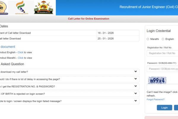 PMC JE hall ticket 2026 released: Direct link to download admit cards here