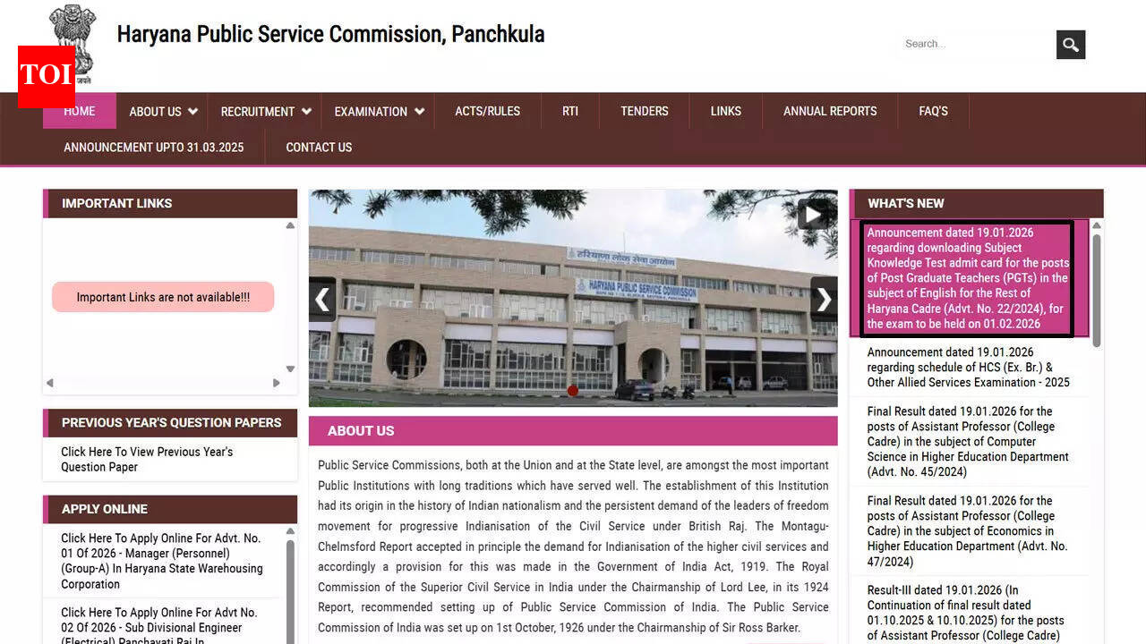 HPSC announces HCS and Allied Services Examination 2025 schedule for  prelims, mains and interviews