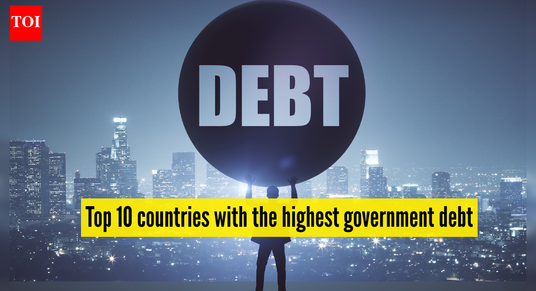 Top 10 countries with the highest government debt, including India