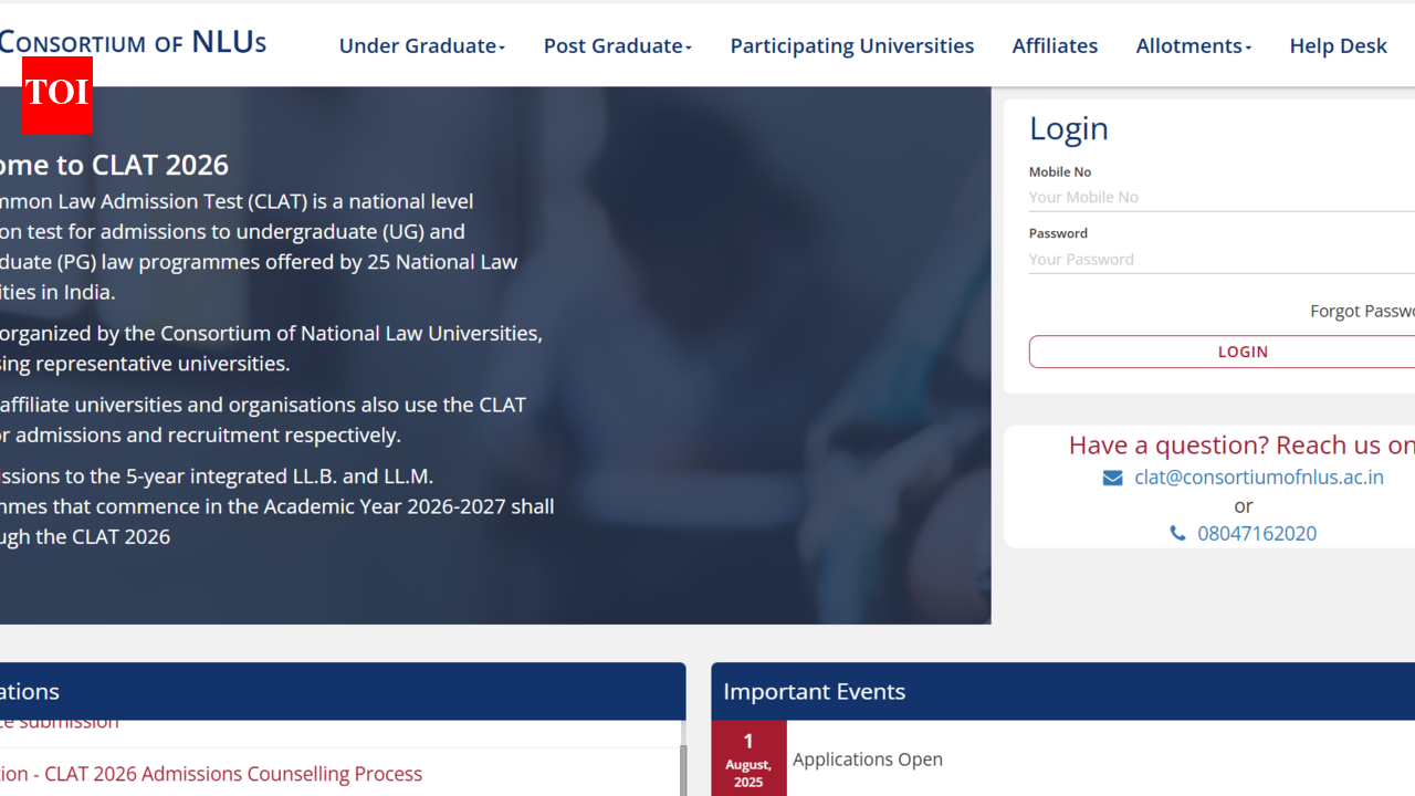 CLAT 2026 counselling: Second seat allotment list expected to be released soon at consortiumofnlus.ac.in; check details