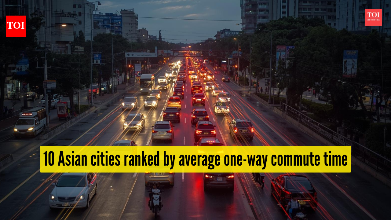 10 Asian cities with the longest commute time to work