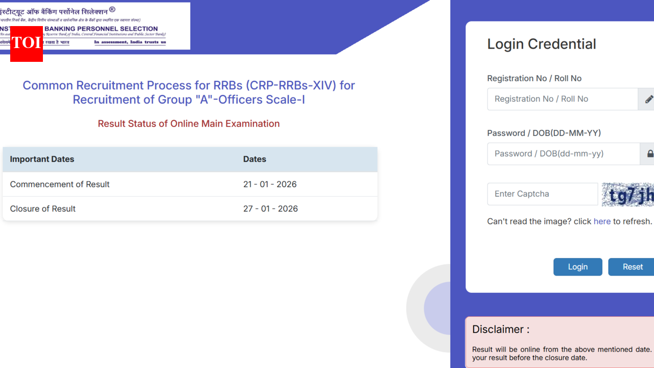 IBPS RRB PO Mains result 2026 released at ibps.in: Direct link to download scorecard here
