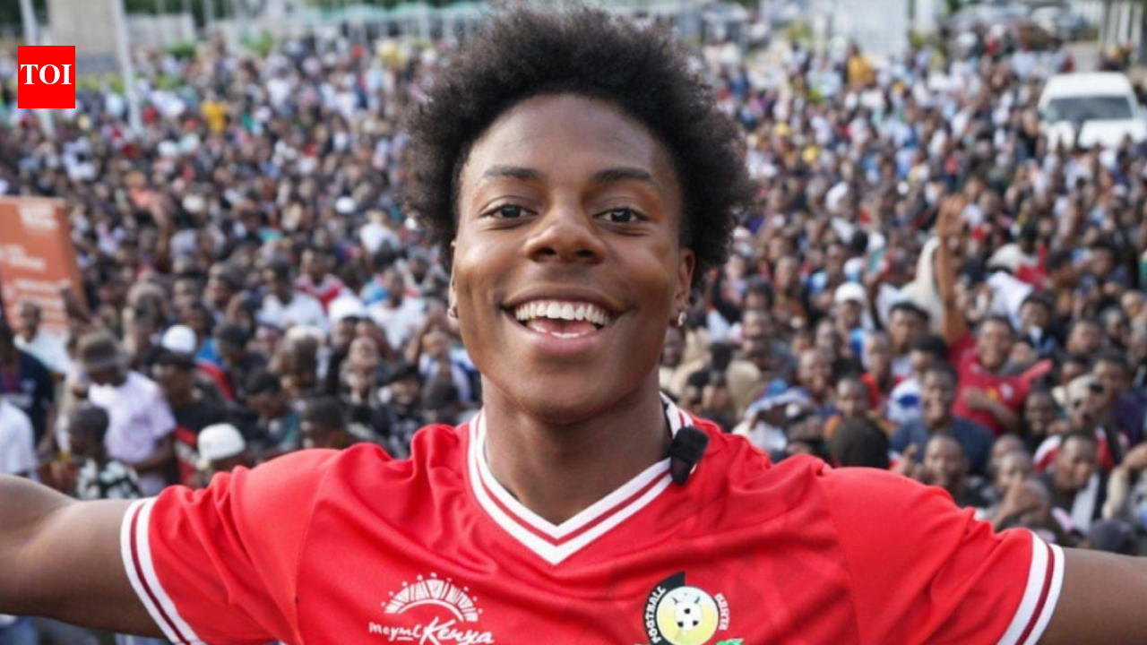 Viral video captures IShowSpeed bodyguards in terrifying close call as moving car squeezes through Senegal street