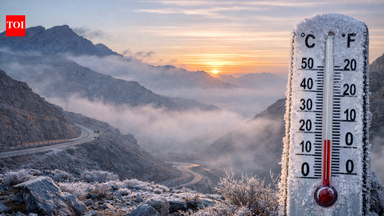 Ice in the desert? UAE records its lowest temperature of the season at 0.2°C | World News