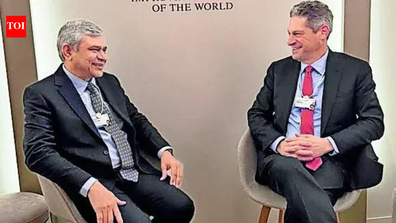 NEW DELHI: IT minister Ashwini Vaishnaw has pushed back on IMF’s comment of the country being a secondary AI power, positioning itself as a front-rank AI nation by focusing less on headline-grabbing large models and more on large-scale deployment.At a panel discussion at the World Economic Forum annual meeting in Davos, Vaishnaw challenged the view that India sits in a secondary tier of AI powers. “Actually, clearly in the first group,” he said, arguing that the country is simultaneously building capability across all five layers of the AI stack – applications, models, chips, infrastructure and energy.The minister said the real economic value of AI did not lie in building ever-larger models but in enterprise-level deployment. “ROI (return on investment) doesn’t come from creating a very large model; 95% of the work can happen with models which are 20 billion or 50 billion parameters,” he said, adding that India has a bouquet of such models deployed across sectors to improve productivity and efficiency.He also questioned the assumption that ownership of large frontier models translates into geopolitical leverage. “Does creating a large model give you geopolitical power? I don’t think so,” he said, noting that such models can be switched off and may even become financially unsustainable. “The economics of this fifth industrial revolution is going to come from ROI – deploying the lowest cost solution to get the highest possible return.”A key constraint, he said, is access to compute. To address this, India has empanelled around 38,000 GPUs under a public-private partnership model to create a common national compute facility. The system is govt-enabled and subsidised, allowing students, researchers and startups to access compute at roughly one-third of global costs.Outlining India’s broader approach, the minister said the focus is on four pillars: a shared compute facility, a free bouquet of practical AI models, large-scale skilling with a target of training 10 million people, and helping the IT services industry pivot towards AI-driven productivity.On regulation, he stressed the need for a techno-legal framework rather than laws alone. “Detecting deep fakes with the accuracy which can be taken to a court and be properly judicially checked” is essential, he said, adding that India is developing tools to mitigate bias and ensure proper unlearning before enterprise deployment.End of ArticleFollow Us On Social MediaVideos“Makes No Sense…” Ex-US Army Officer Slams Trump Over India-US RelationsUK, EU FTAs to Unlock New Export Opportunities for Assam Tea: Himanta Sarma’Rupture In World Order’: EU Blasts Trump Over ‘Bullying’; Danish MP Fires Shock Message For US PresOperation Prahar: Punjab Police Raid Locations Linked to 60 Foreign GangstersIndia Will Surpass Japan To Become 3rd Largest Economy: Gita Gopinath At World Economic Forum 2026Democracy Took Roots In India In 600 BC, Long Before The World: CEC Gyanesh KumarExplained: Why India-EU ‘Mother Of All Deals’ Matters As Trade Talks Enter Final High Stakes PhasePakistan Defence Minister Khawaja Asif Inaugurates Fake Pizza Hut Outlet, Trolled on Social Media’Influencers, AI And Deepfakes’: Indian Army Exposes Pakistan’s Digital War During Operation SindoorIndus Waters Flashpoint: Pakistan Cries Crisis At UN As India Hardens Terror Stance Post Pahalgam123Photostories’Dhurandhar 2 – The Revenge’: A quick recap of Part 1 before Ranveer Singh’s teaser dropsFrom ‘Naagzilla’ to ‘The Odyssey’: The much-awaited fantasy movies releasing in 2026How to make Dhaba-Style Amritsari Paneer Bhurji for dinner at homeNot just the Beckhams: 5 famous family feuds that shocked the worldUnseen gems: Rare photos of Rajesh KhannaLaughter Chefs Season 3 to bring major changes: OG Arjun Bijlani, Ankita Lokhande–Vicky Jain return as Team Kaanta vs Churi endsJapanese Ambassador relishes biryani with bare hands: 6 times global leaders have shown love for Indian food10 Asian cities with the longest commute time to work2 Indian chicken dishes among top 17 in the worldDaily practices you can do for planetary balance123Hot PicksSilver price todayBudget 2026Karnataka DGP ScandalGold price predictionNitin NabinPublic holidays January 2026Bank Holidays JanuaryTop TrendingMatthew StaffordTravis KelceDonald Trump PlaneUdaipur Car AccidentJonathan KumingaCandace OwensDonna KelceJohn Harbaughs WifeKlay ThompsonsAshwini Vaishnaw