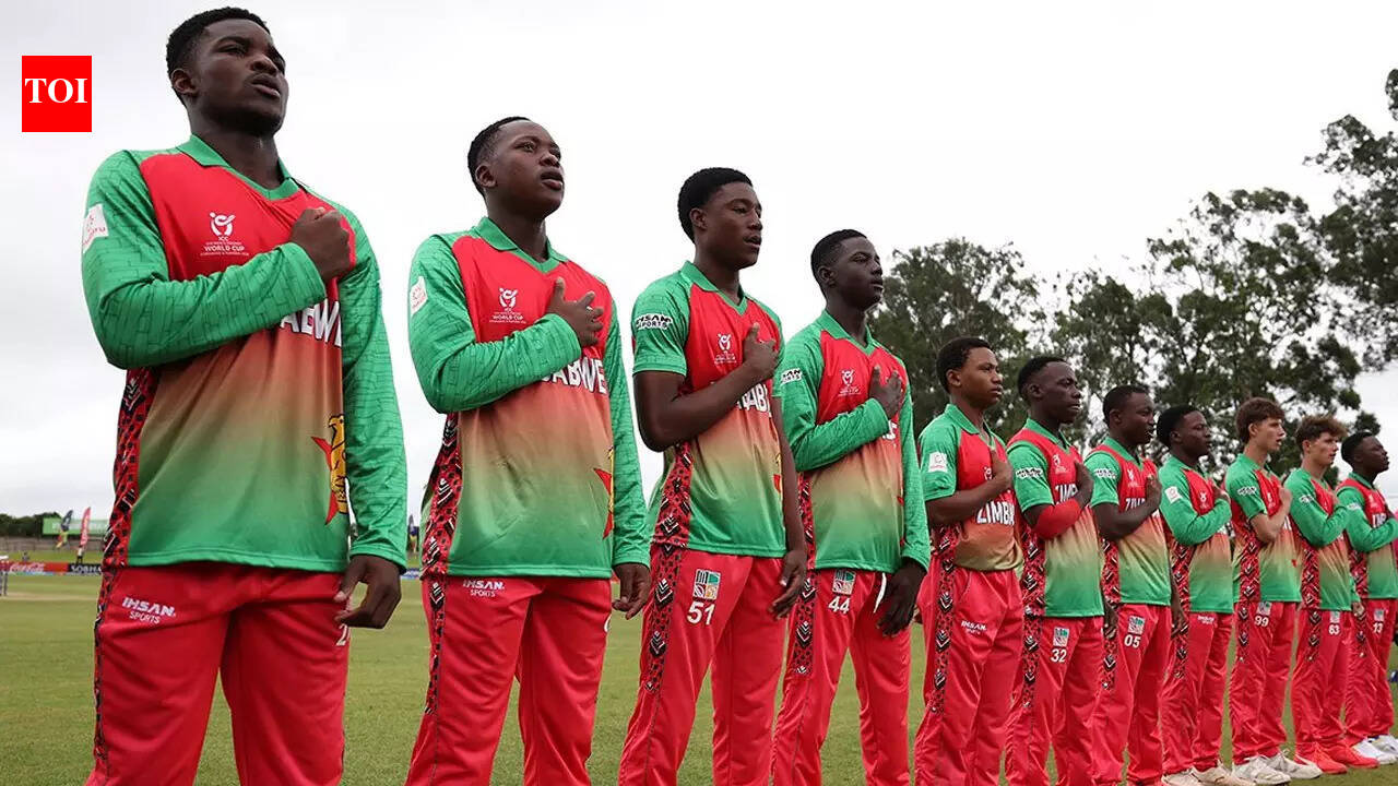 Zimbabwe Under-19 37/4 in 10.0 Overs