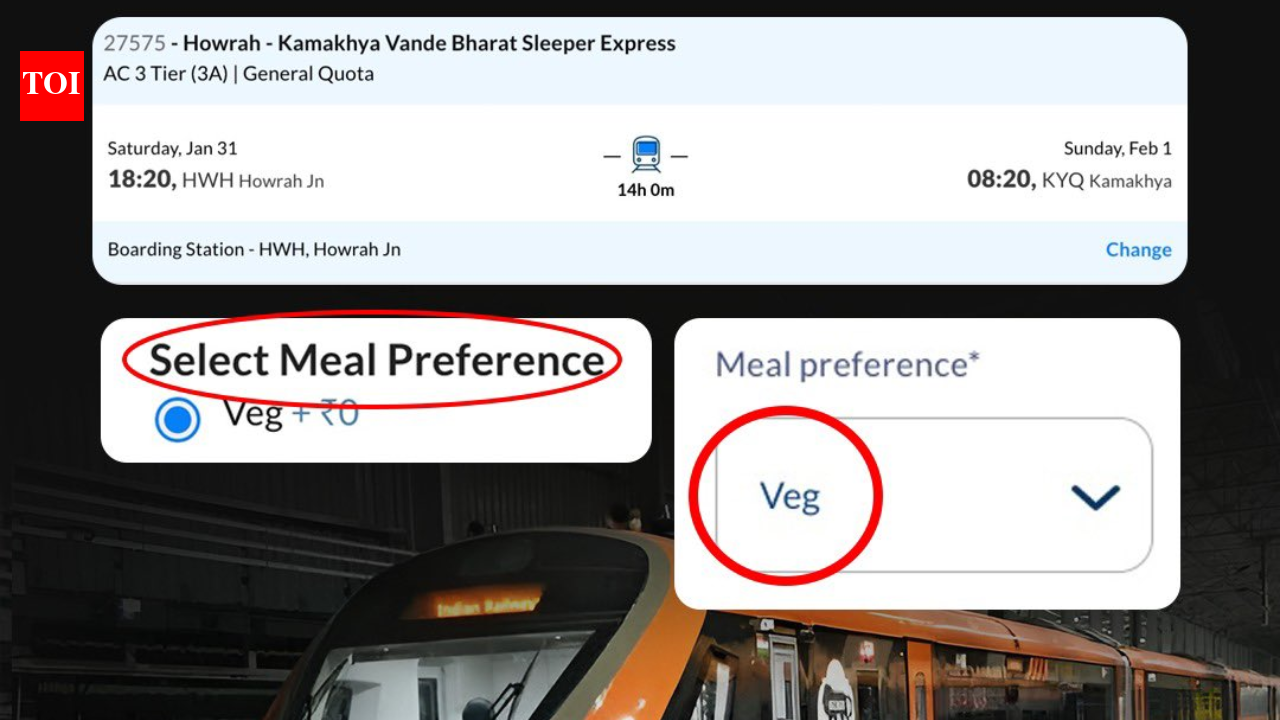 ‘Policing our plates’: TMC attacks Centre over Vande Bharat sleeper’s veg-only menu; alleges cultural imposition | India News