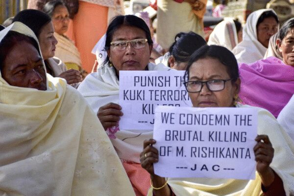 Meitei visiting Kuki fiancee shot dead on camera | India News