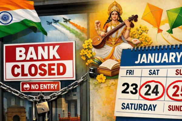 January 2026 bank holidays: Are banks closed for 4 days from today? Check state-wise list