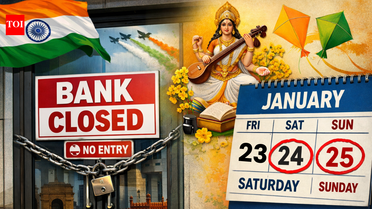 January 2026 bank holidays: Are banks closed for 4 days from today? Check state-wise list