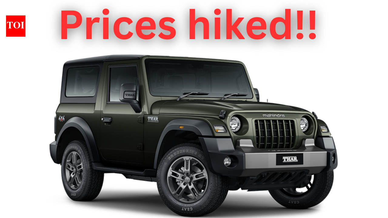 Mahindra Thar gets expensive: Price hike details