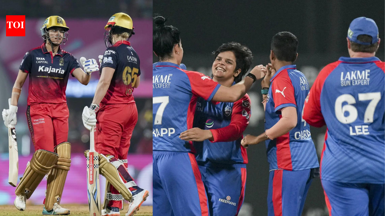 DC vs RCB, WPL Live Score: Delhi Capitals face tough test against unbeaten RCB as WPL season nears playoffs