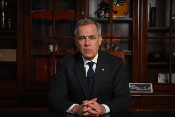 ‘We’re buying Canadian’:  PM Mark Carney hits back at Trump’s 100% tariff threat