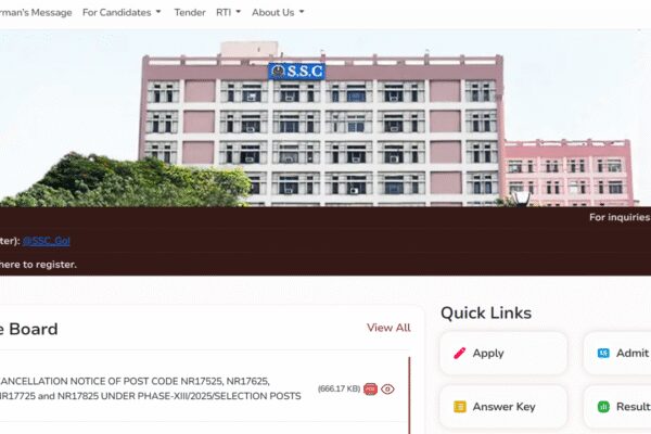 SSC MTS and Havaldar 2026 self slot selection window closes today at ssc.gov.in: Check direct link here