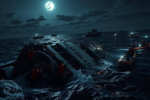 Ferry carrying 350 passengers sinks off southern Philippines, at least 15 dead