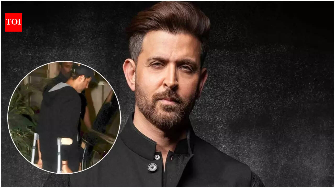Hrithik Roshan addresses the use of crutches; says, ‘Each body part comes with its own ON/OFF button’ | Hindi Movie News
