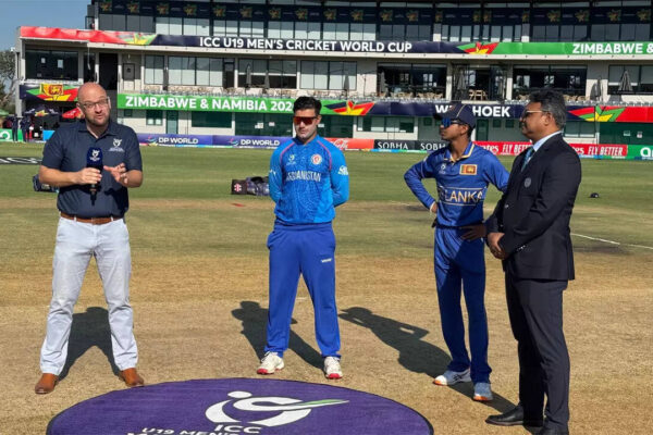 Afghanistan Under-19 27/1 in 7.5 Overs