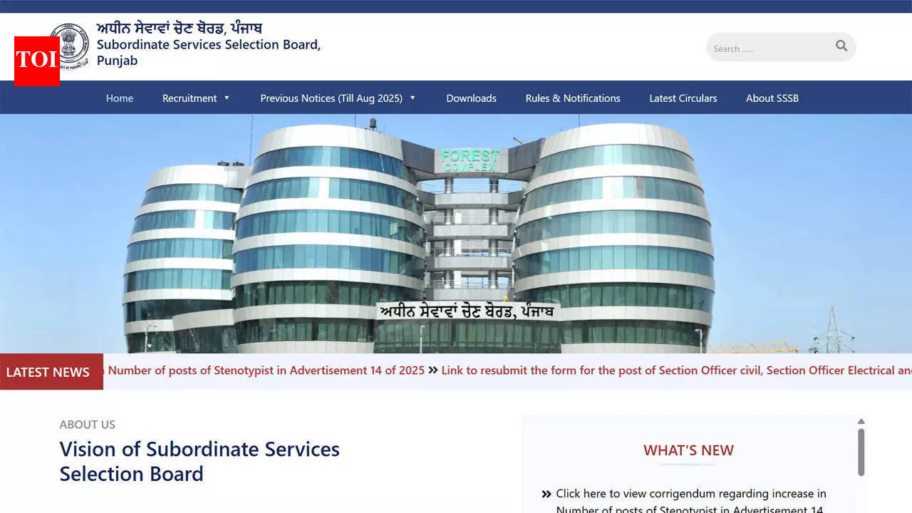 PSSSB Punjab Group D Recruitment 2025 last date to apply today for 331 posts; check direct link here