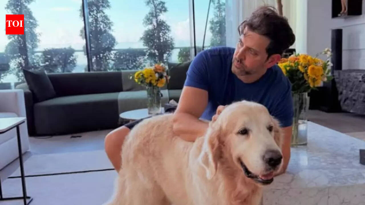 Hrithik Roshan shares adorable photo with pet dog Zane in new rant post – See PICS |