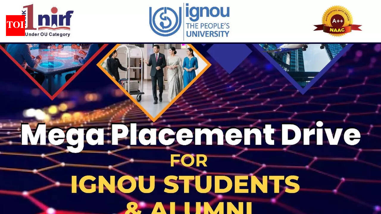 IGNOU to host mega campus placement drive for aviation, hospitality and BDE roles on 27 January
