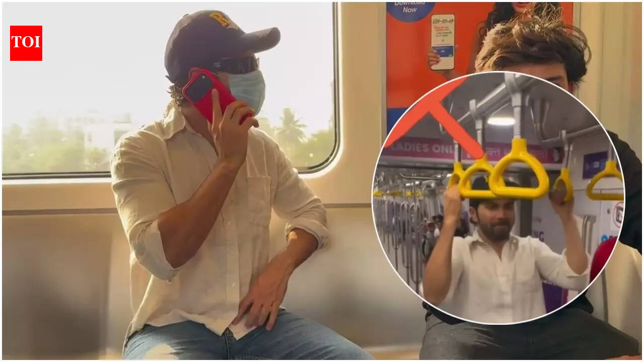 Varun Dhawan gets SLAMMED by authority for performing stunts inside Mumbai Metro; ‘Acts like these are punishable’ | Hindi Movie News
