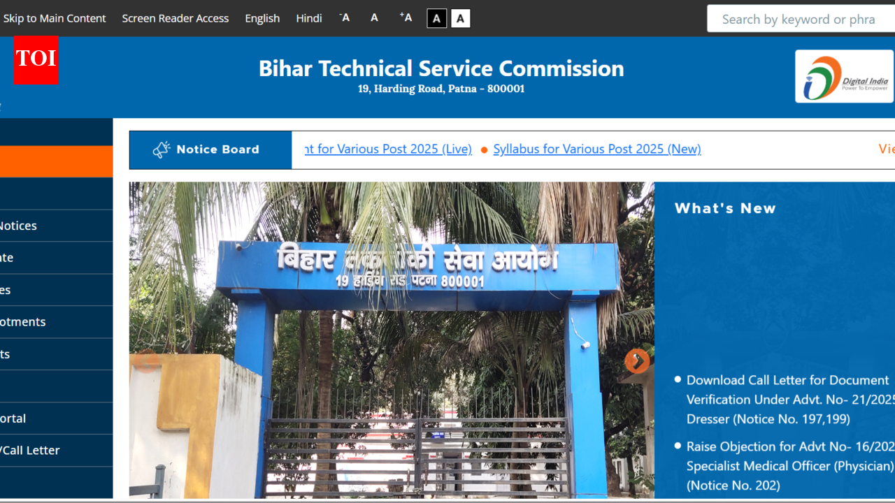 BTSC Junior Engineer recruitment 2026: Registration underway for 2,809 posts; check eligibility and direct link to apply