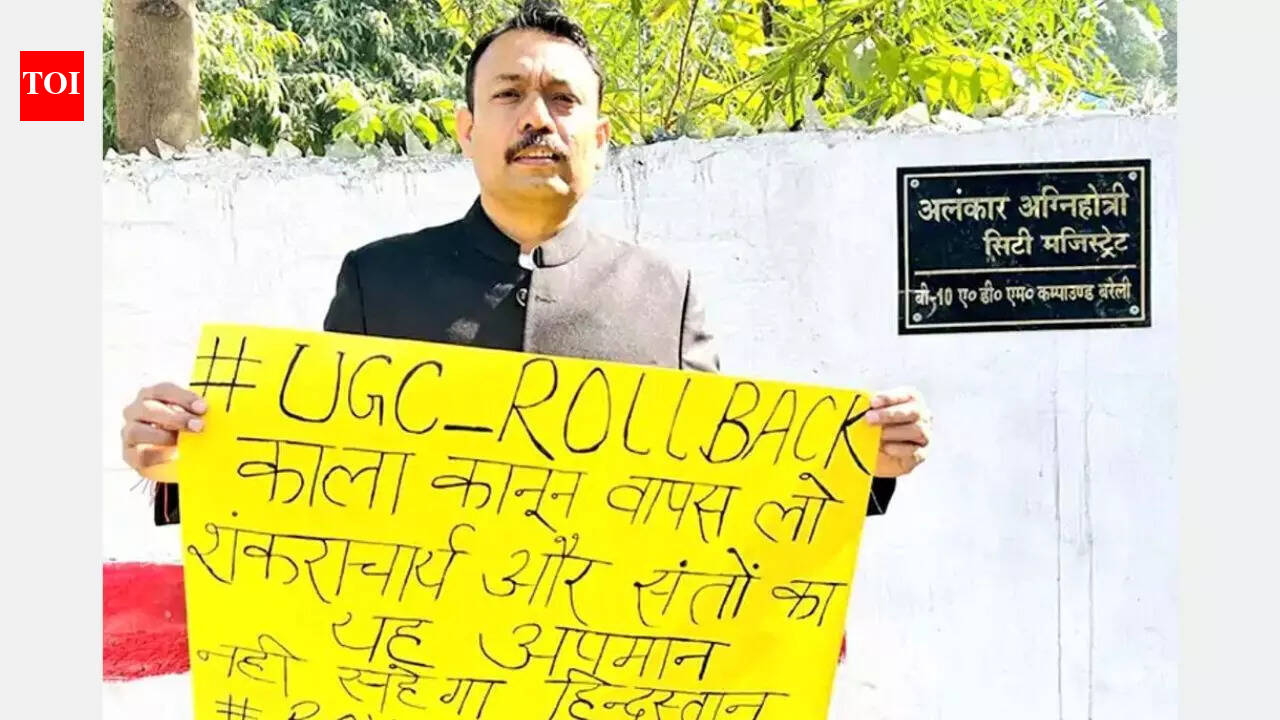 ‘Black law’: Bareilly city magistrate resigns over new UGC rules; claims he was ‘held hostage at DM’s home’ | India News