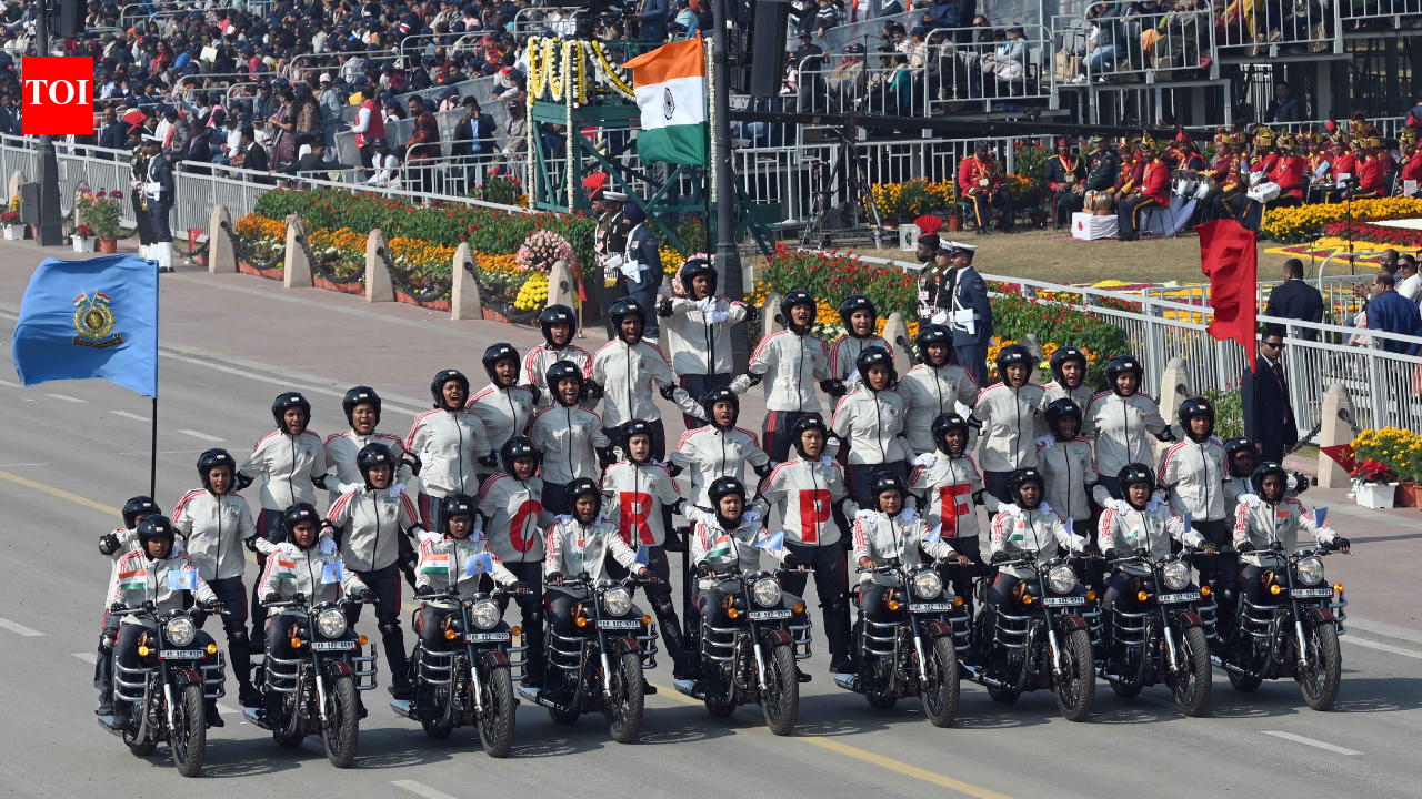 From leading contingents to bike daredevilry, women steal the show atRepublic Day parade | India News
