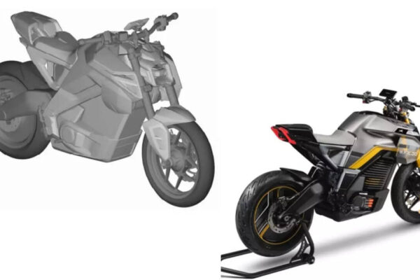 TVS’ first electric motorcycle design patented in India: What to expect