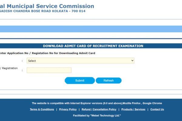 WBMSC Assistant Engineer admit card 2026 released at mscwbonline.in: Direct link to download hall tickets here