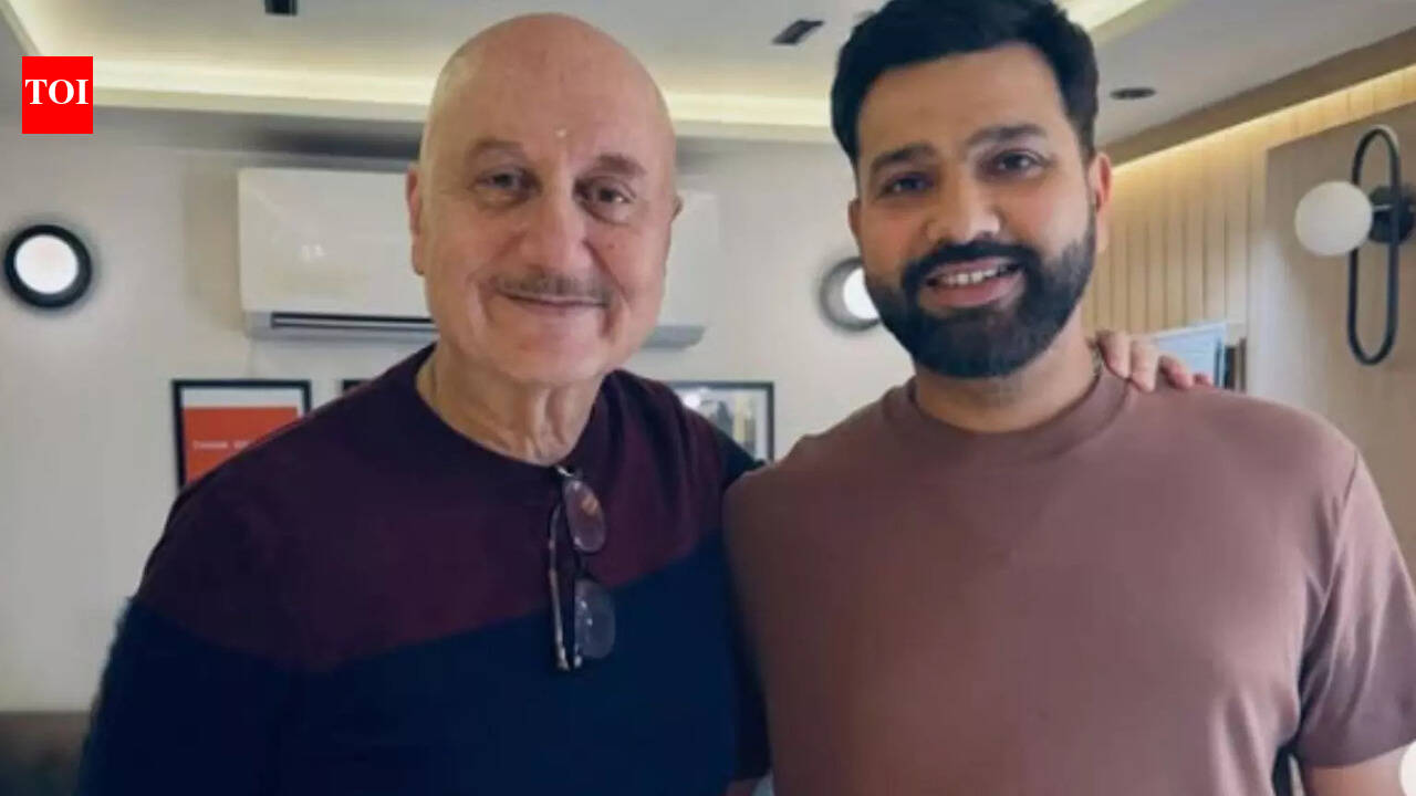 ‘He is so so real’: Anupam Kher shares details of ‘accidental’ meeting with ‘Cool Dude’ Rohit Sharma; pics go viral | Cricket News