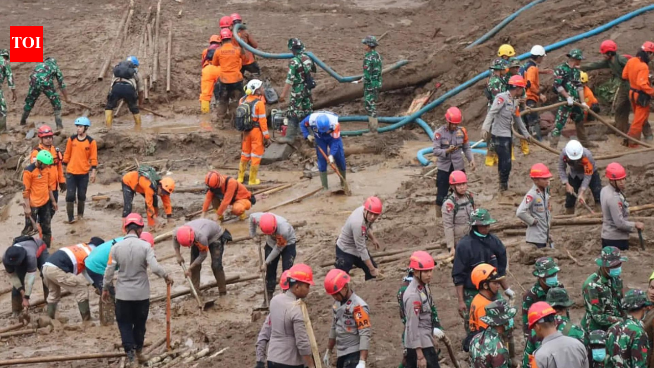 Villages buried, dozens trapped: 34 killed in Indonesia landslides