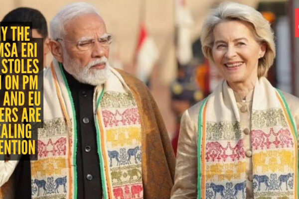 The Eri ‘Ahimsa’ silk stole worn by Ursula von der Leyen carries a powerful message