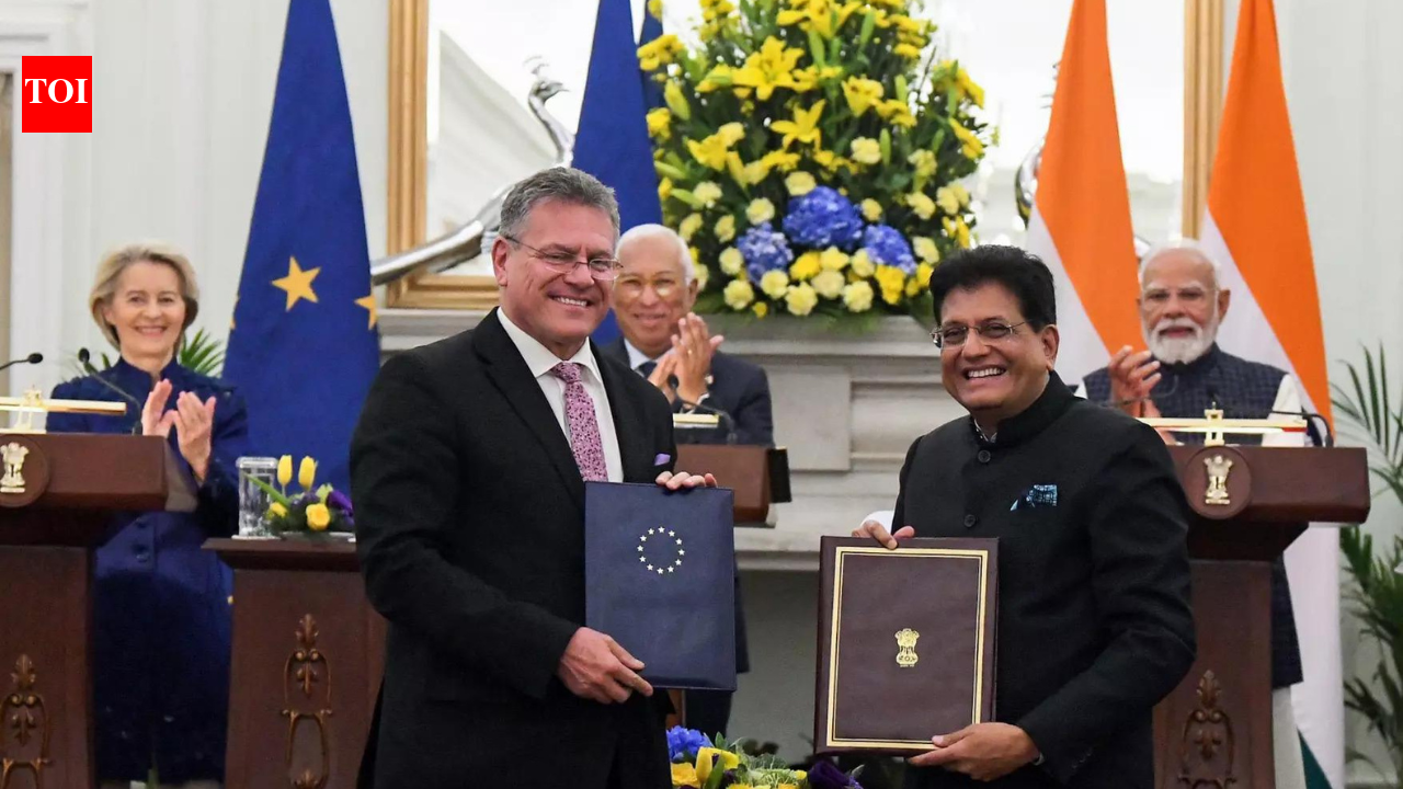 ‘Sour grapes?’ Piyush Goyal hits back at Congress for calling India-EU FTA deal ‘hugely-hyped’