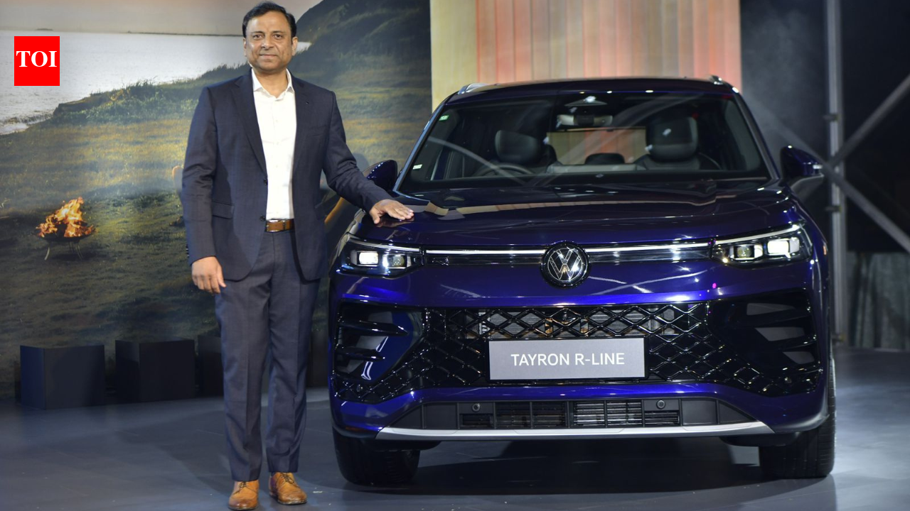 Volkswagen Tayron R-line unveiled in India: Design, features & specs