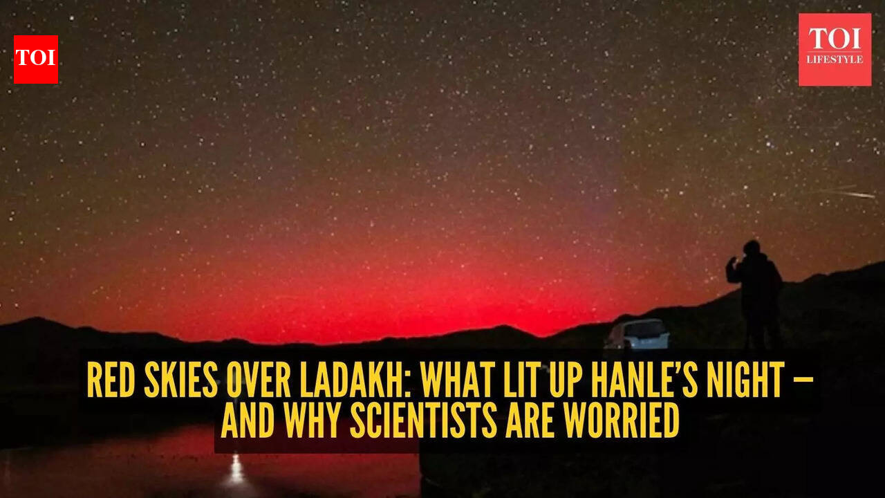 Ladakh’s sky turned blood-red. It wasn’t just beautiful – it was a warning