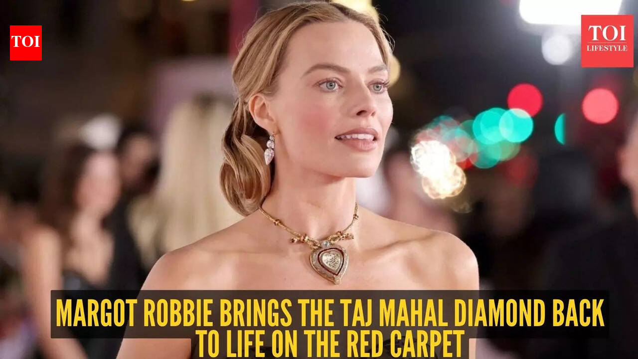 Margot Robbie wore the ₹74-crore ‘Taj Mahal’ necklace and its story is pure gold