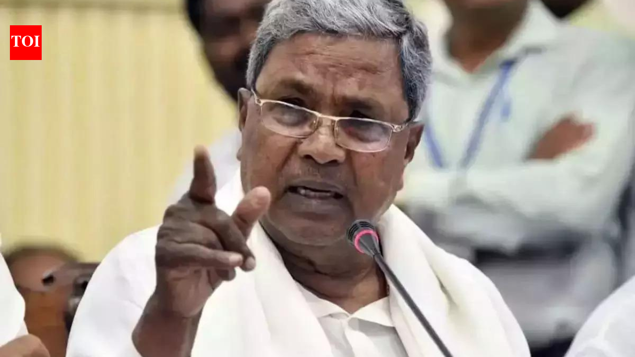Congress files case over BJP’s Scam Lords’ post targeting Siddaramaiah | India News